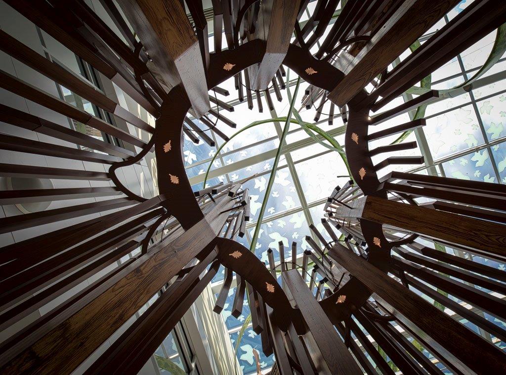 View from Inside Tree Sculpture